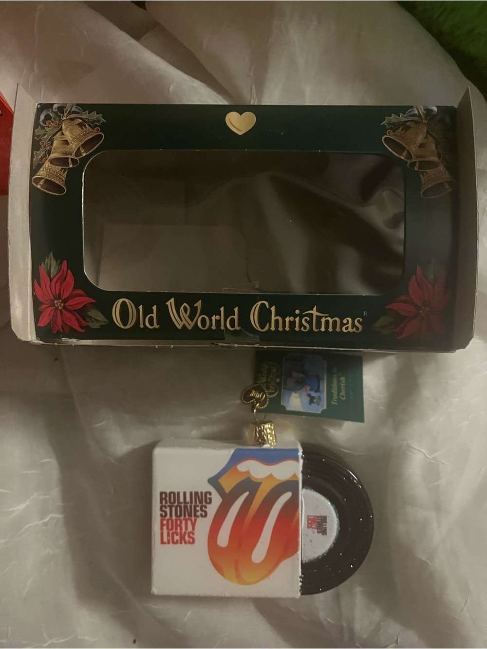 Rolling Stones 'Forty Licks' Ornament - NEW IN BOX